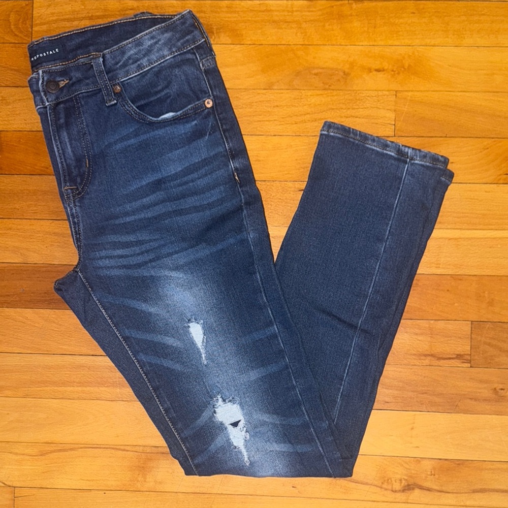 Aeropostale Blue Skinny Jeans Classic Denim